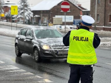 Od rana na rudzkich drogach "Akcja Pieszy" Kontrole w okolicach przejść dla pieszych trwały cały dzień