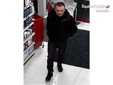Ukradł kosmetyki za ponad 1100 zł z drogerii w Sosnowcu Kradziez sosnowiec kosmetyki za 1100 zl