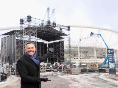 Powstaje scena na Sylwestrową Moc Przebojów 2023 Sylwestorwa Moc Przebojów 2023
