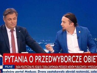 "Bo jak ci ciulna w rzić, to zobaczysz". Takie rzeczy w TVP Lukasz kohut tvp info