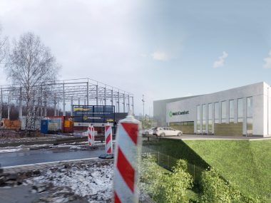 W Bytomiu powstaje fabryka... domów Budowa hali produkcyjnej firmy Multicomfort w Bytomiu