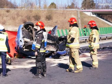 Na drodze ekspresowej S 52 pomiędzy Cieszynem a Skoczowem2 Na drodze ekspresowej S 52 pomiędzy Cieszynem a Skoczowem2