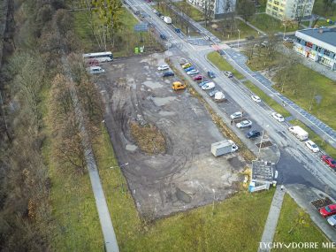 Parking przy Dąbrowskiego zmieni się w zieleniec Parking dąbrowskiego tychy