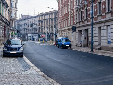 Przebudowano pierwszy odcinek ul. Piłsudskiego w Bytomiu Pierwszy odcinek ulicy pilsudskiego przebudowany 3
