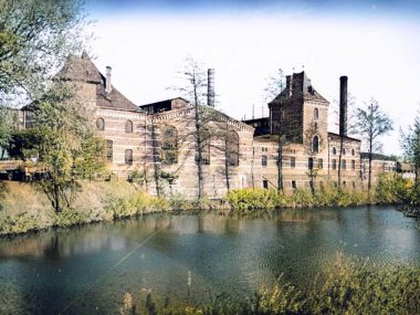 Śląska architektura przemysłowa piękna jak warowne zamki Archiwalne zdjęcia tyskiego browaru