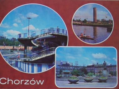 Najbrzydsze w historii widokówki z miast Śląska i Zagłębia Chorzów, miasto wiaduktów
