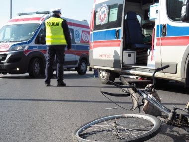 Koszmarny napad na rowerzystę w centrum Pszczyny Policja pszczyna 6 06 2023