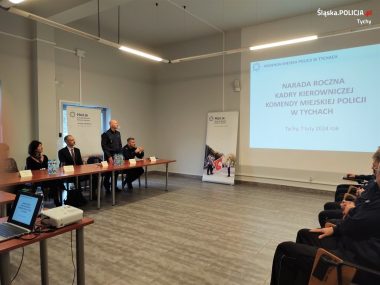 Policjanci ocenili zeszły rok. Narada roczna w komendizie Policja