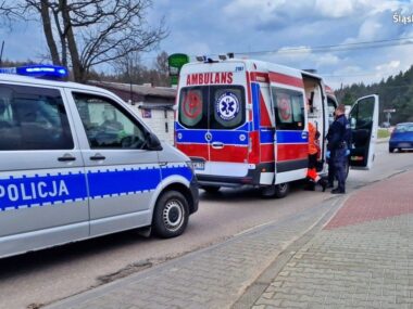 Chorzowski policjant po służbie ratował chorego mężczyznę Policjant z Chorzowa ratowal kierowce