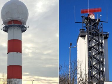 Nowy radar dozorowania ruchu lotniczego już pracuje Radar pyrzowice