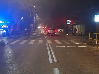 Wypadek na przejściu w Radzionkowie Radzionków potrącenie pieszego