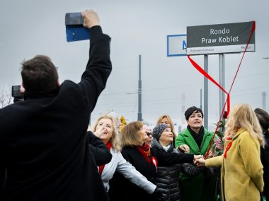 Dąbrowa Górnicza ma Rondo Praw Kobiet Rondo praw kobiet