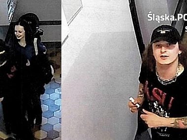 Nabazgrali na klatce schodowej. 1300 zł strat. Rozpoznajesz? Sosnowiec zniszczenie mienia 3 pazdziernika 2023