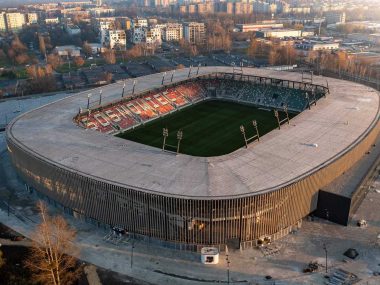 "Święta wojna" na otwarcie nowego stadionu! Stadion piłkarski w Sosnowcu
