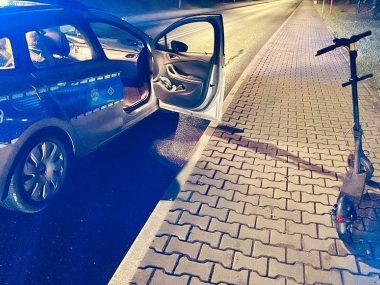 Na hulajnodze pod wpływem. 29-latek ukarany wysokim mandatem Swietochlowice hulajnoga pod wplywem 29 latek