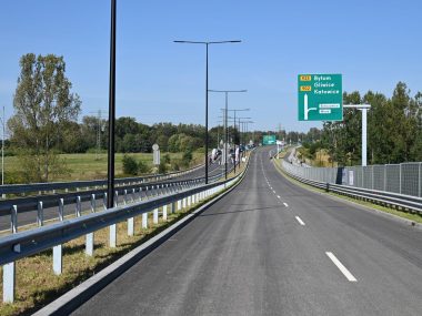Kolejny odcinek trasy N-S. Łatwiej z Bielszowic na Wirek Trasa ns nowy odcinek ruda slaska 01