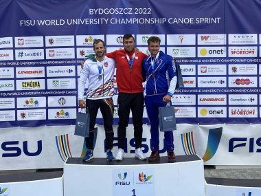 Piekarzanin Wiktor Leszczyński mistrzem świata! Wiktor Leszczyński na Akademickich Mistrzostwach Świata w sprincie kajakowym