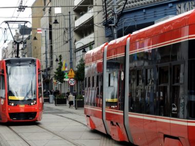 Mężczyzna zderzył się z tramwajem na ul. 3 Maja Wypadek 3 Maja