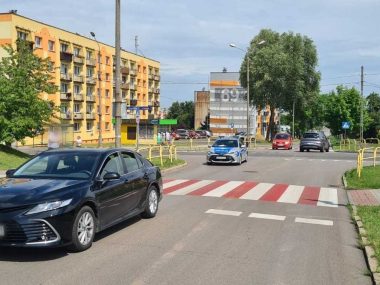 Potrącenie na ulicy Marii Curie Skłodowskiej Wypadek Piekary