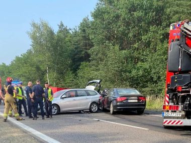 Śmiertelny wypadek na S1 w Dąbrowie Górniczej Wypadek S1 531 km