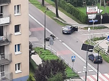 Wypadek w Kochłowicach - jak do tego doszło? Wypadek w Kochłowicach. Kierujący motocyklem doznał wielonarządowych obrażeń