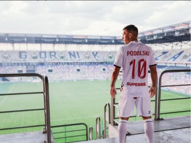 Podolski odejdzie z Górnika? Wysyła niepokojące sygnały Łukasz Podolski na stadionie Górnika Zabrze