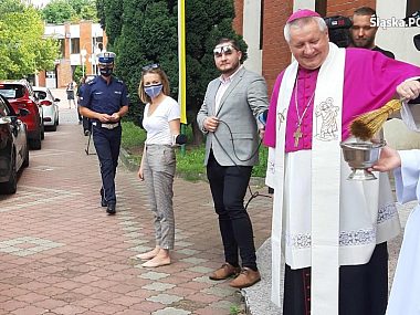 Święcenie pojazdów w Tychach i utrudnienia w ruchu Święcenie pojazdów w Tychach