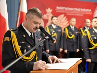 Nowy komendant Państwowej Straży Pożarnej w Świętochłowicach Świętochłowice Nowy Komendant Miejski PSP