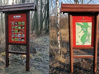 Nowe tablice edukacyjne w Dolinie Lipinki w Świętochłowicach Świętochłowice Tablice w Dolinie Lipinki