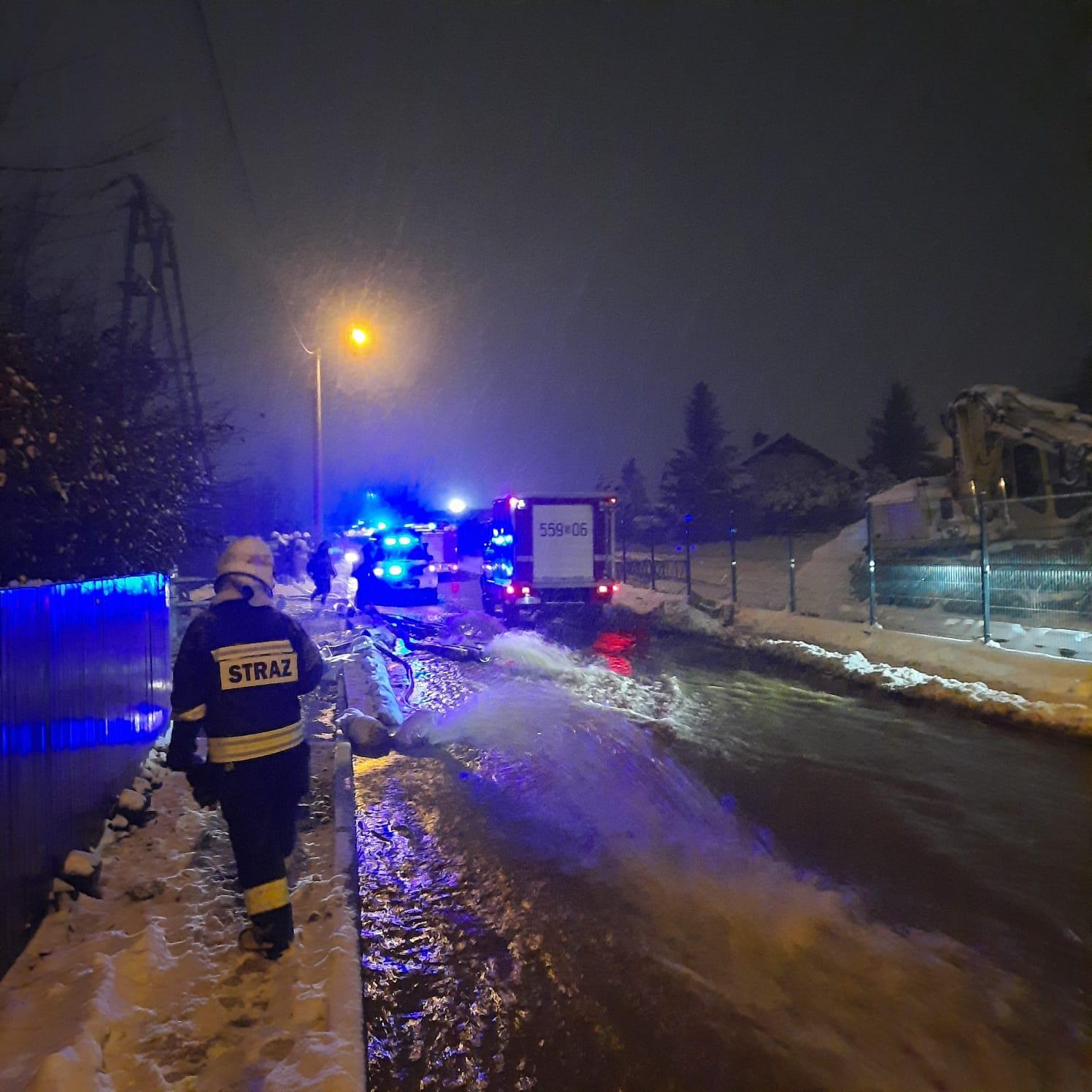 Awaria wodociągu w Goczałkowicach2