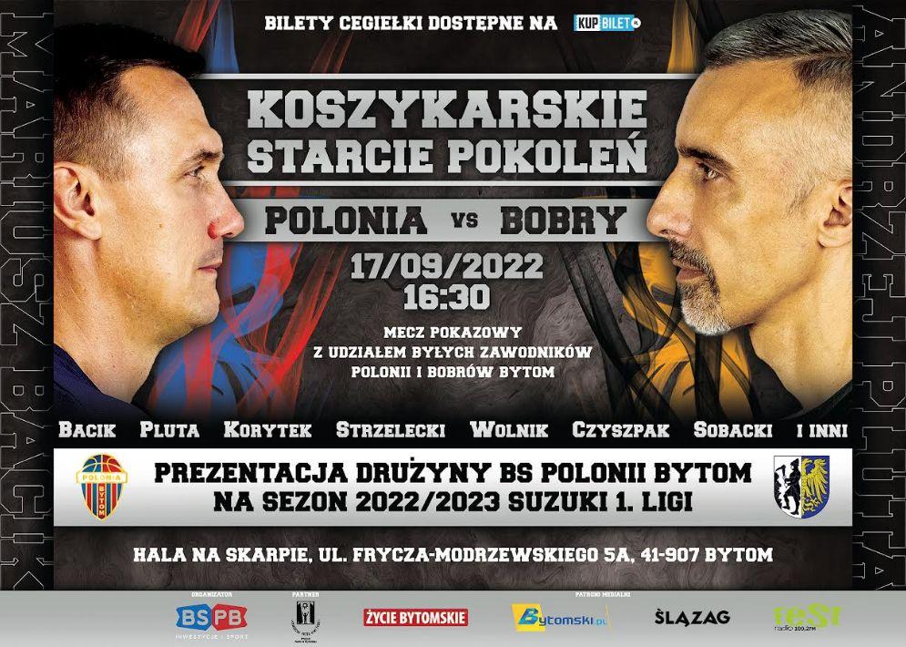 W sobotę mecz legend Bobrów z Polonią Bytom.