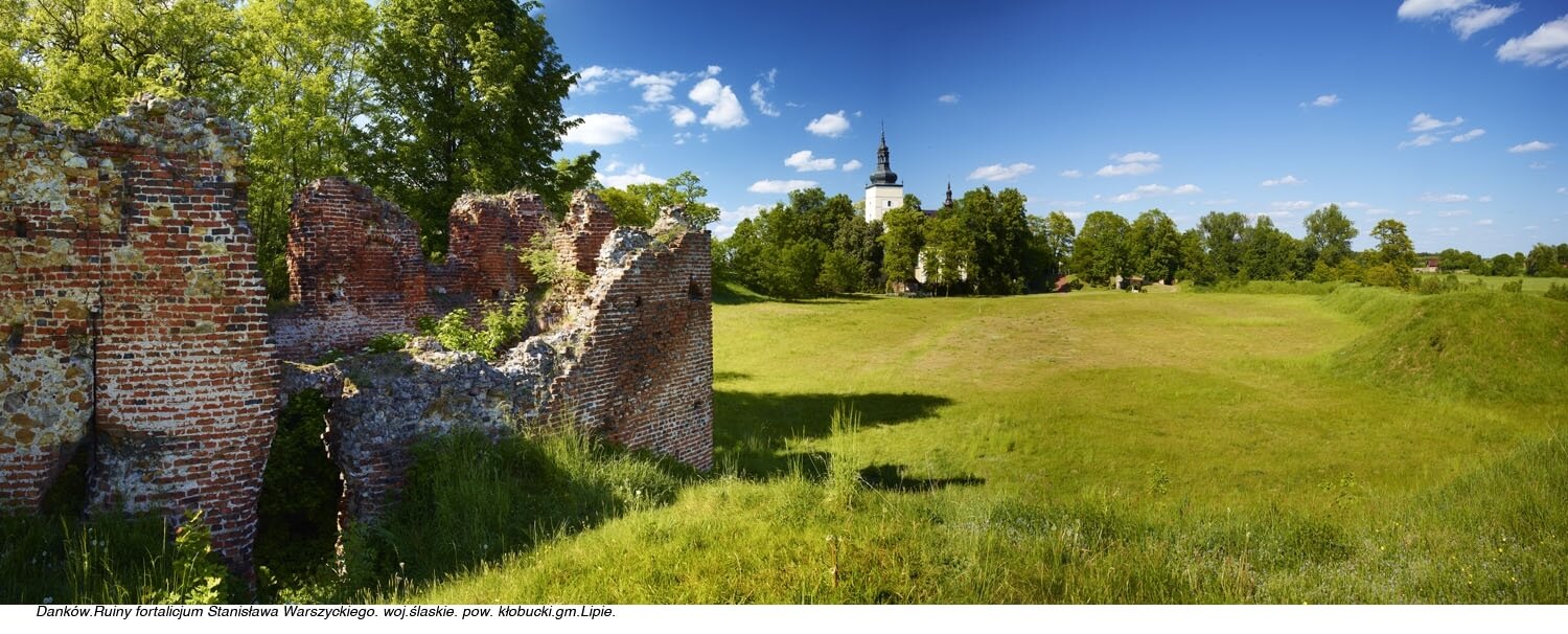 Danków. Ruiny fortalicjum