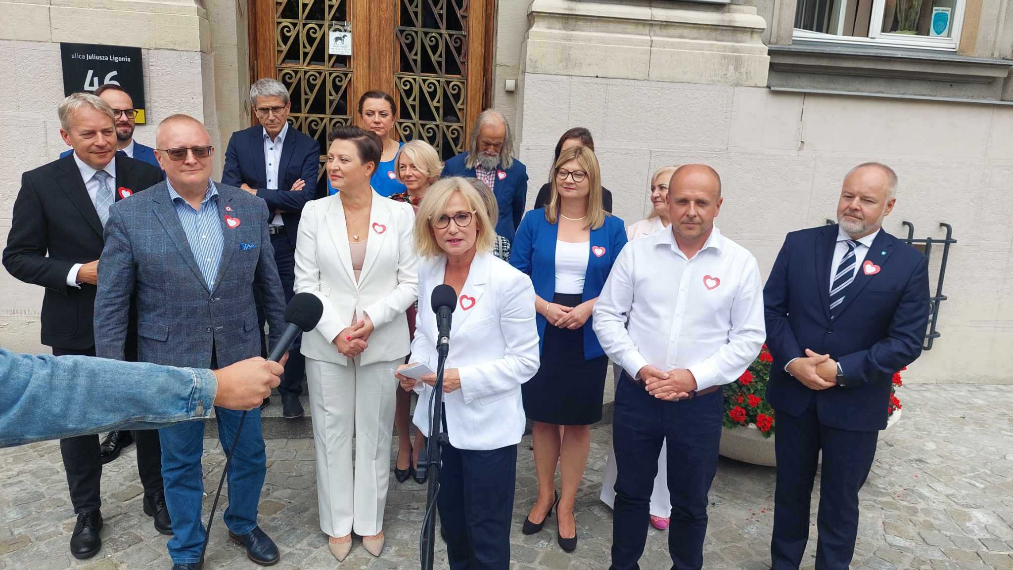 Konferencja radnych sejmiku KO