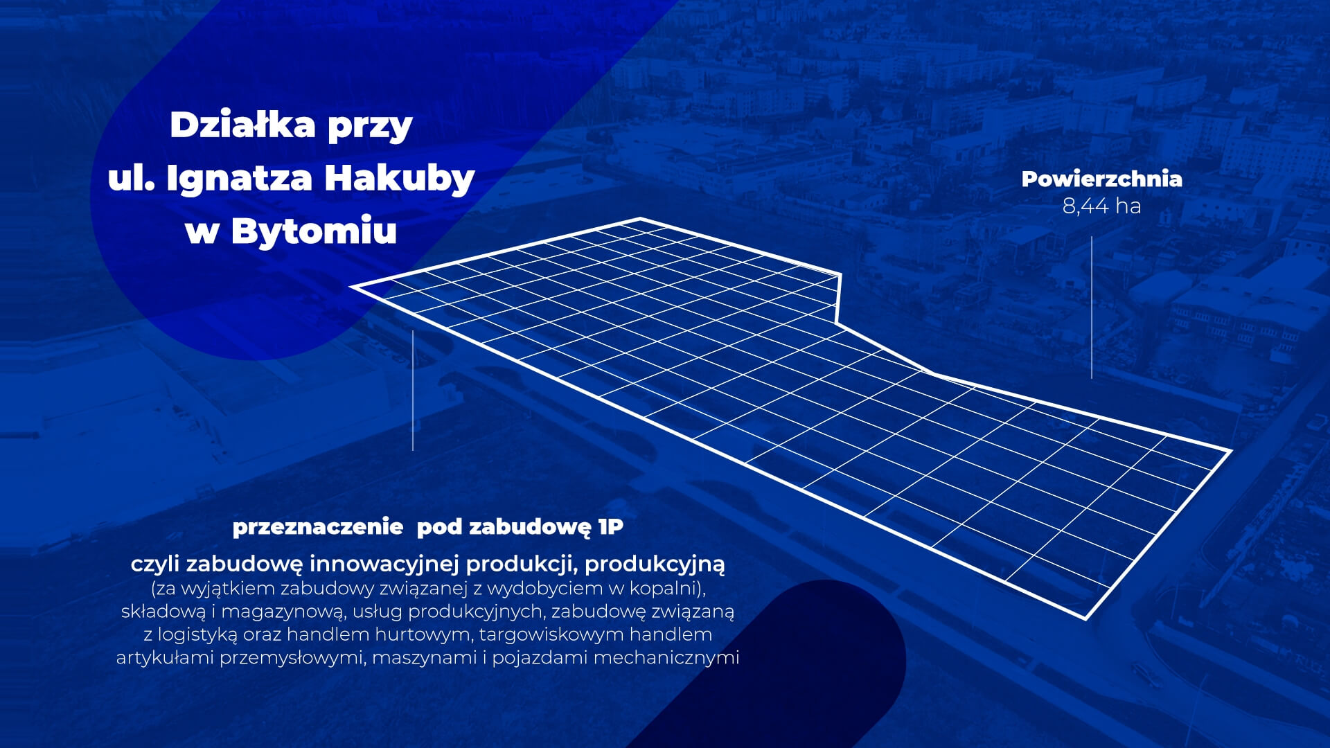 Działka przy ul. Hakuby w Bytomiu.
