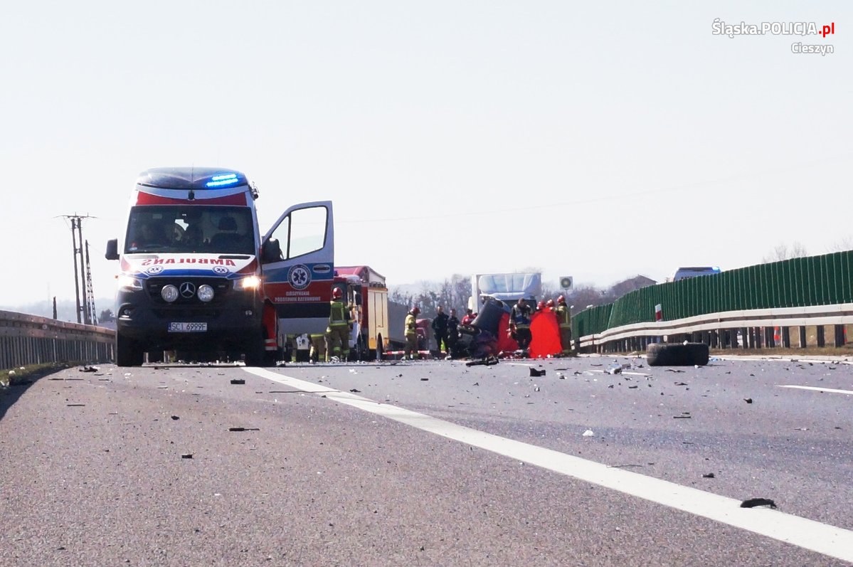 Na drodze ekspresowej S 52 pomiędzy Cieszynem a Skoczowem5