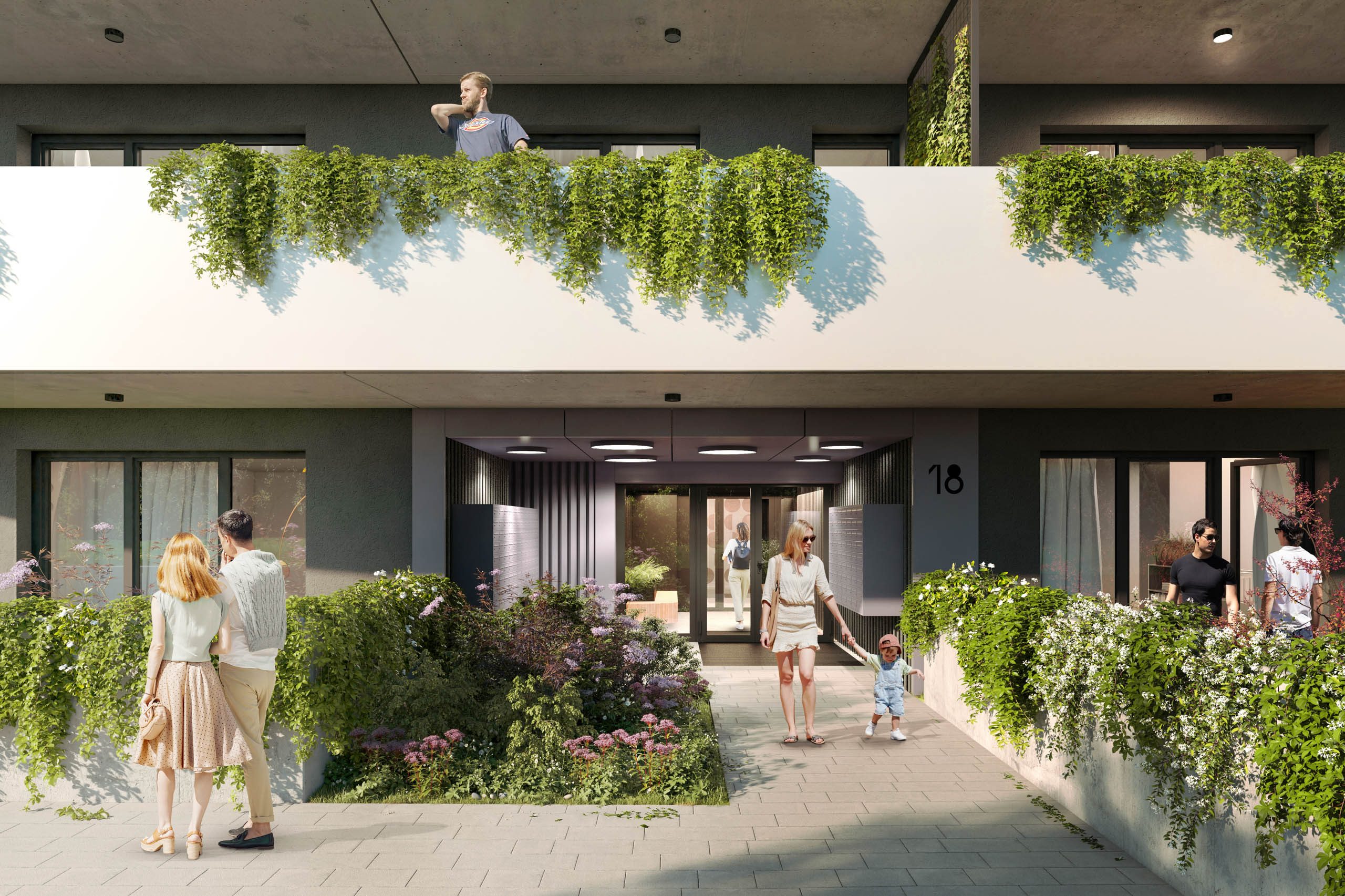 Nowe bloki na Tysiącleciu, wizualizacje