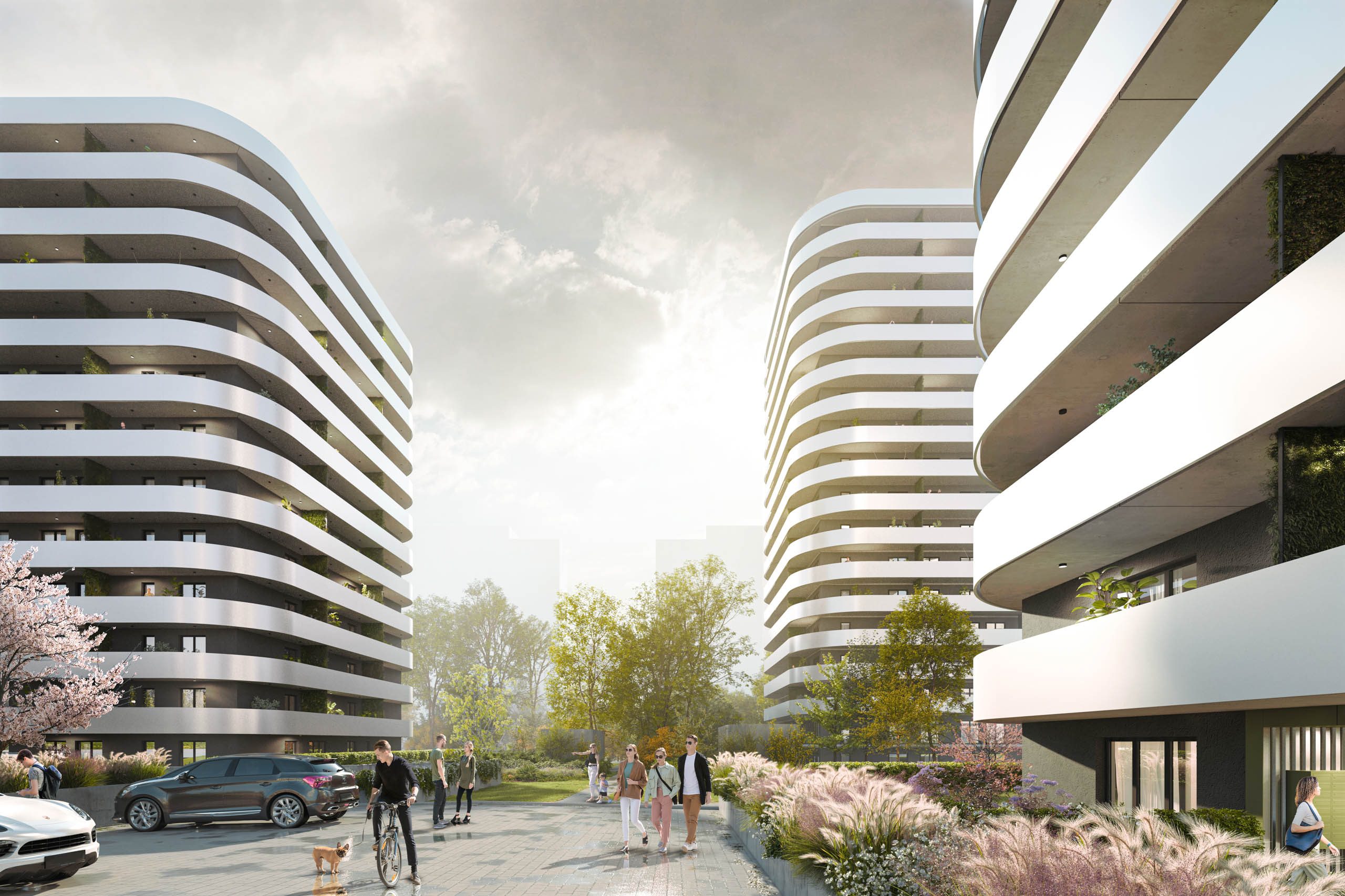 Nowe bloki na Tysiącleciu, wizualizacje