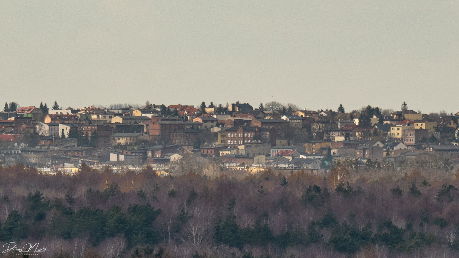 Panorama Piekar z Dziewiczej Góry