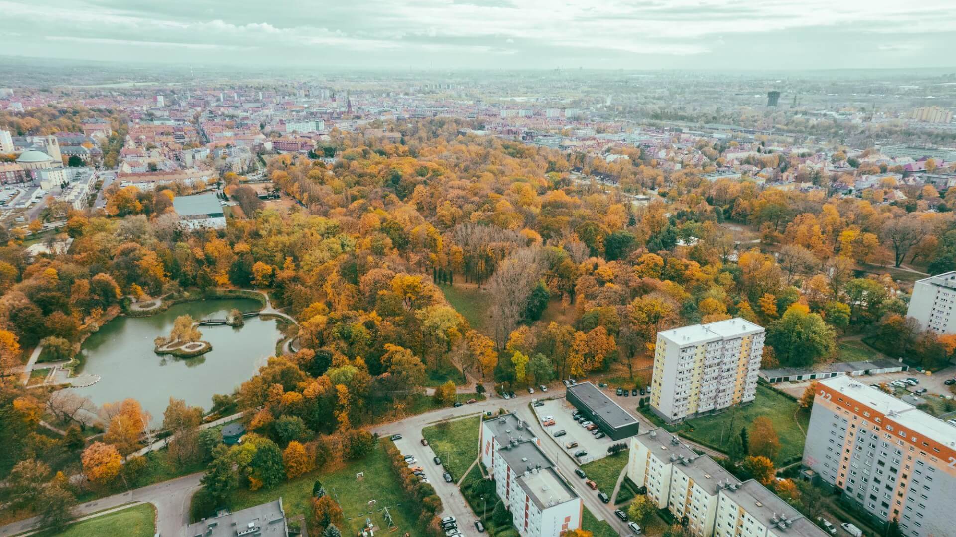 Park kachla bytom jesien 30
