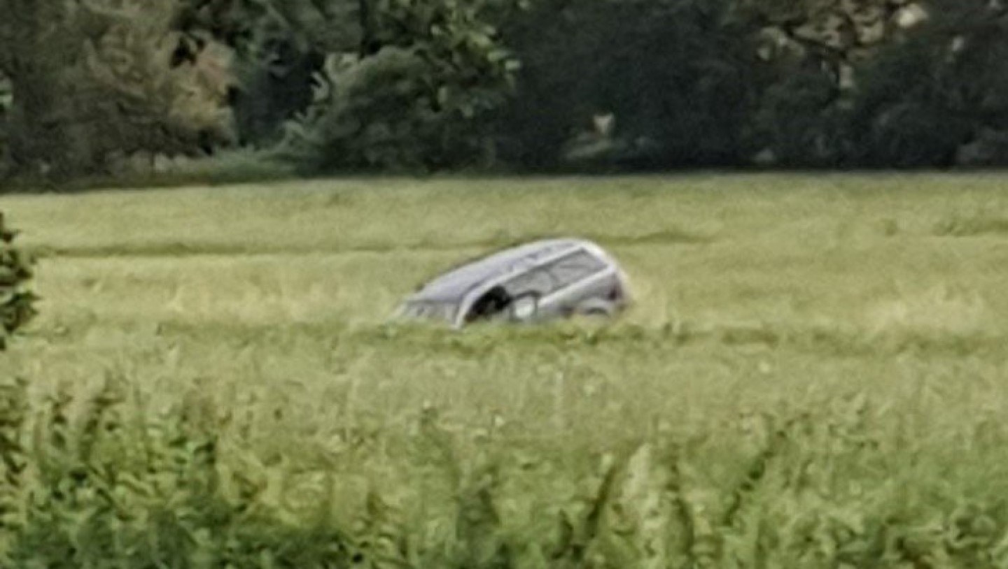 Po tym, jak wpadł w strumień, Gruzin próbował uciekać pieszo