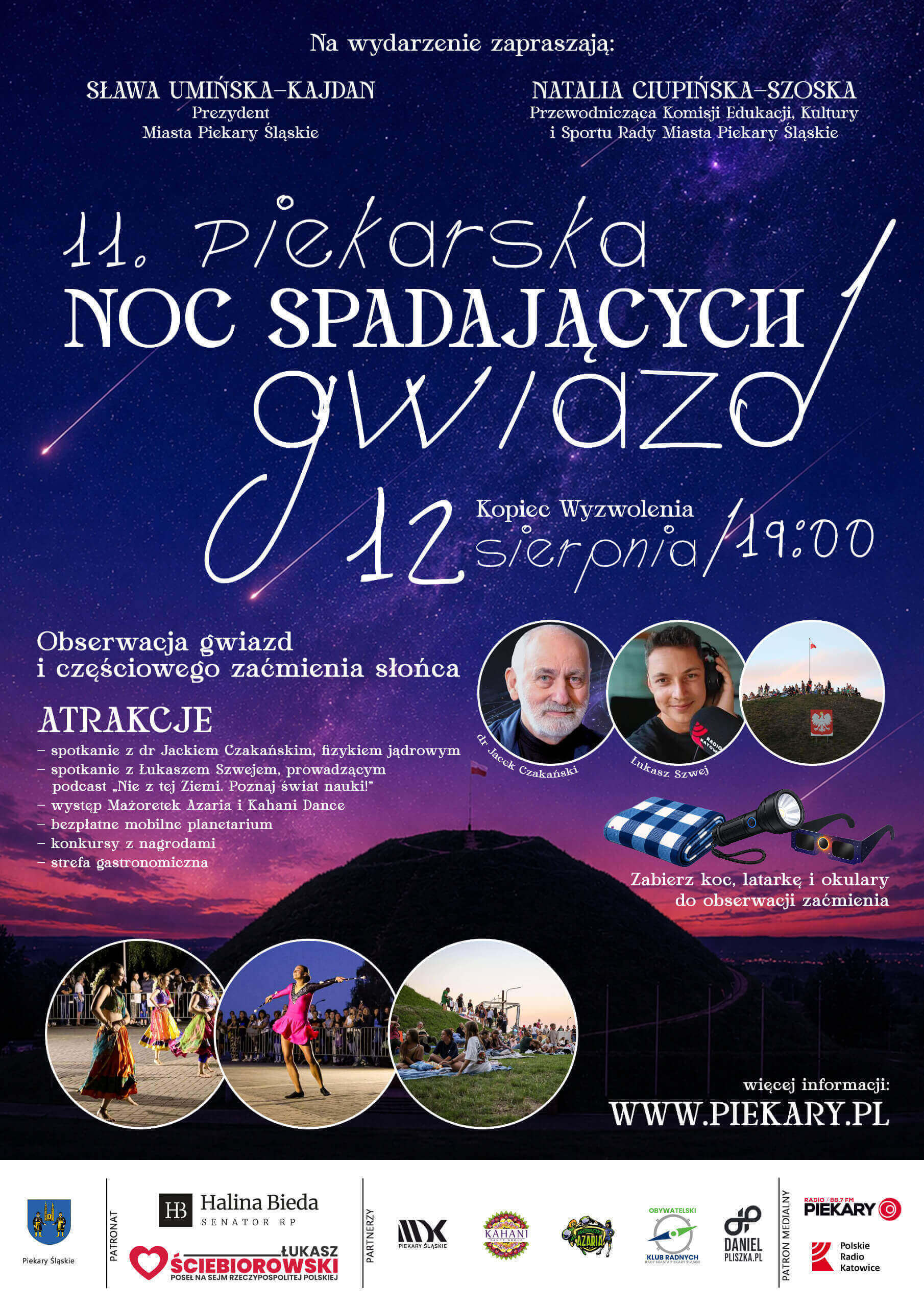 Plakat 11. Piekarska Noc Spadających Gwiazd