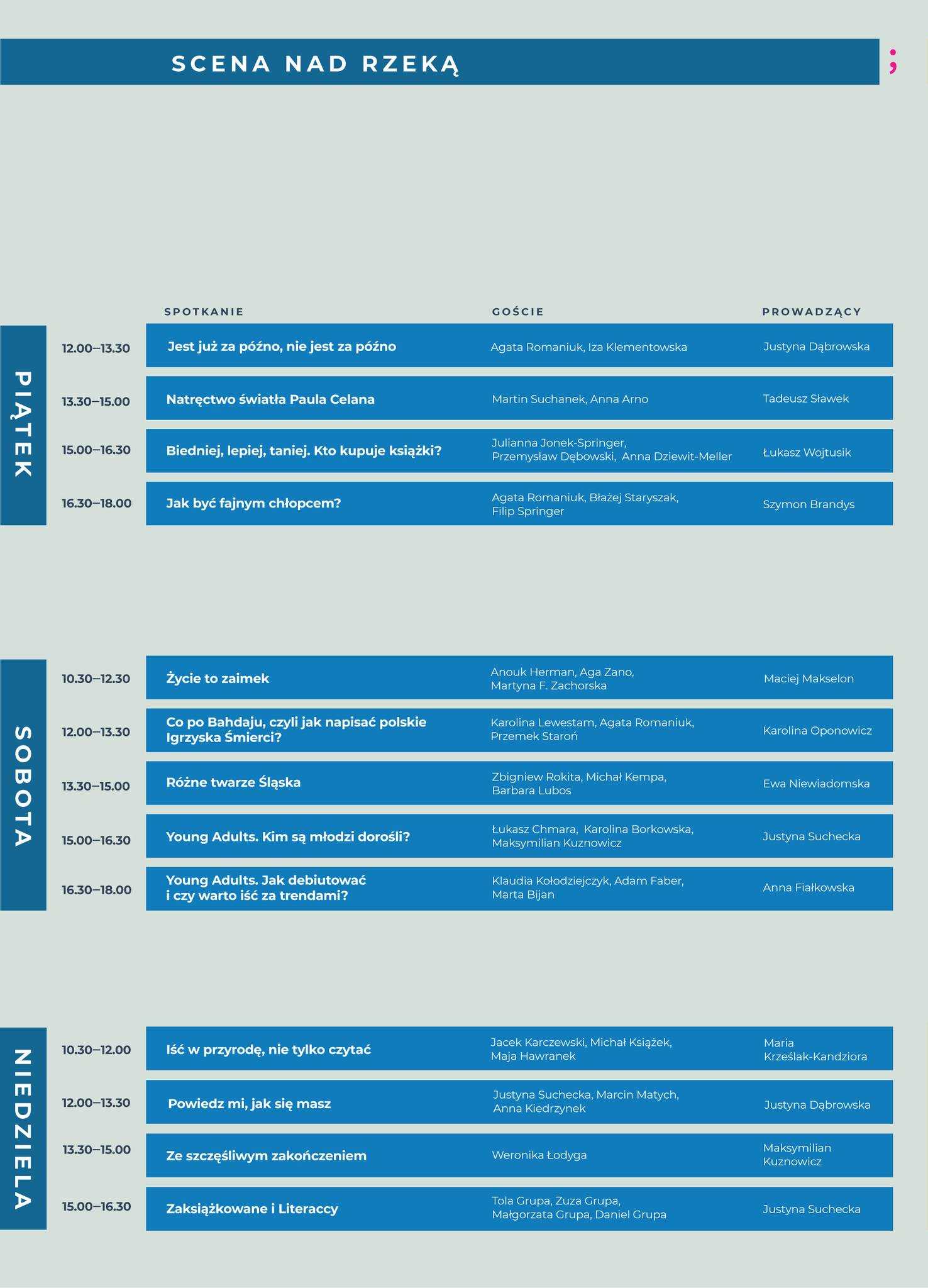 Program Festiwalu Granatowe Góry