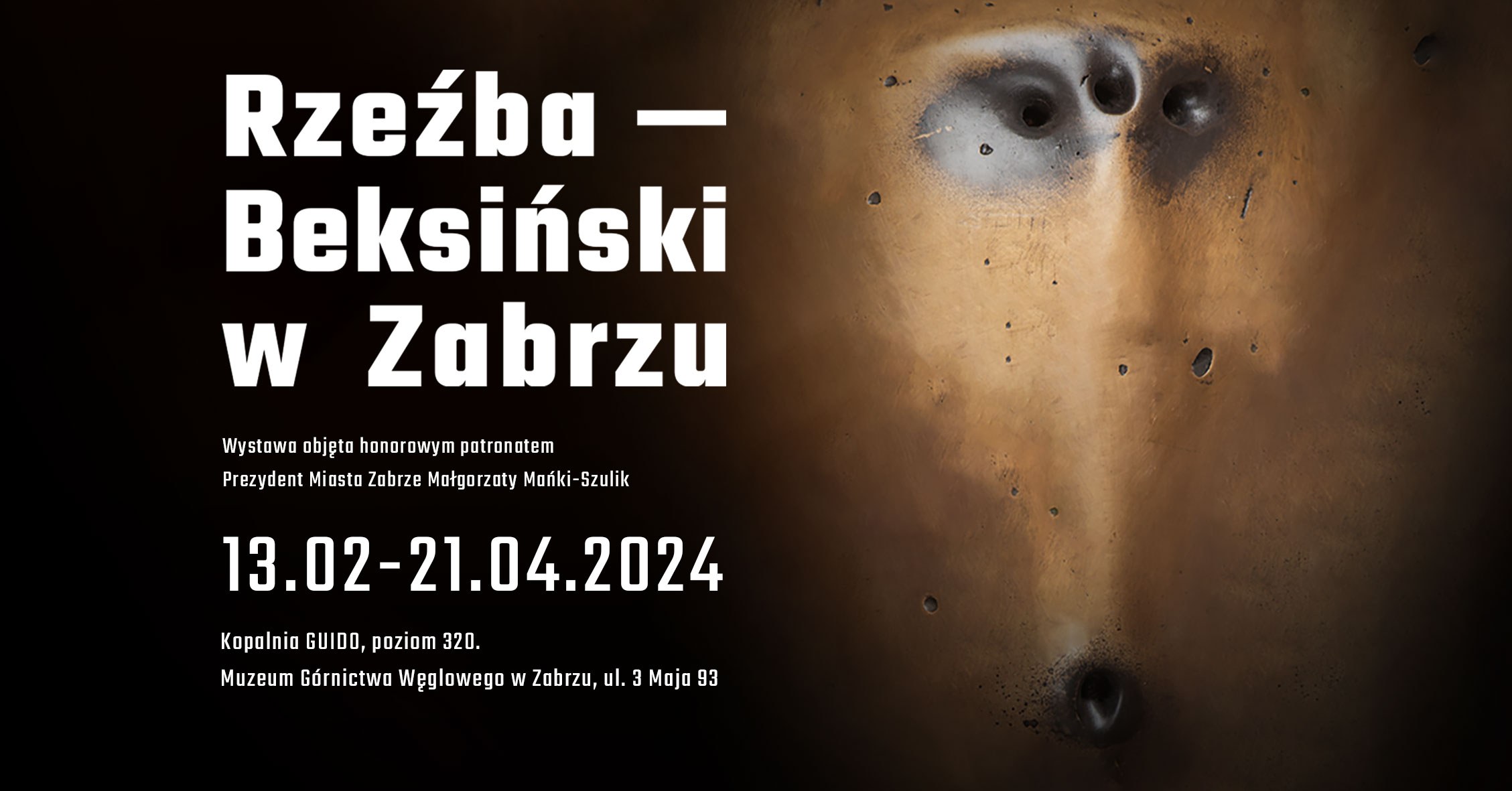 Rzezby beksinski w zabrzu wystawa kopalnia guido 6