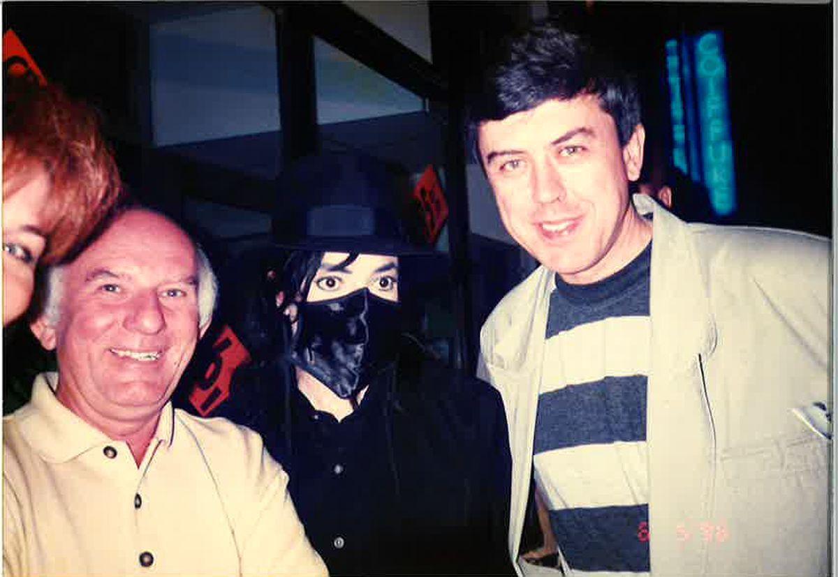 Wojciech Zamorski i Michael Jackson.