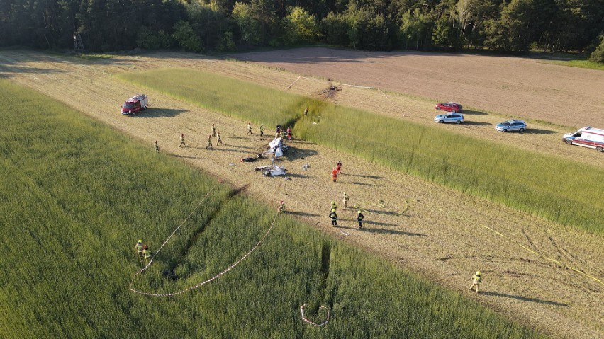 Wypadek awionetki powiat kłobucki