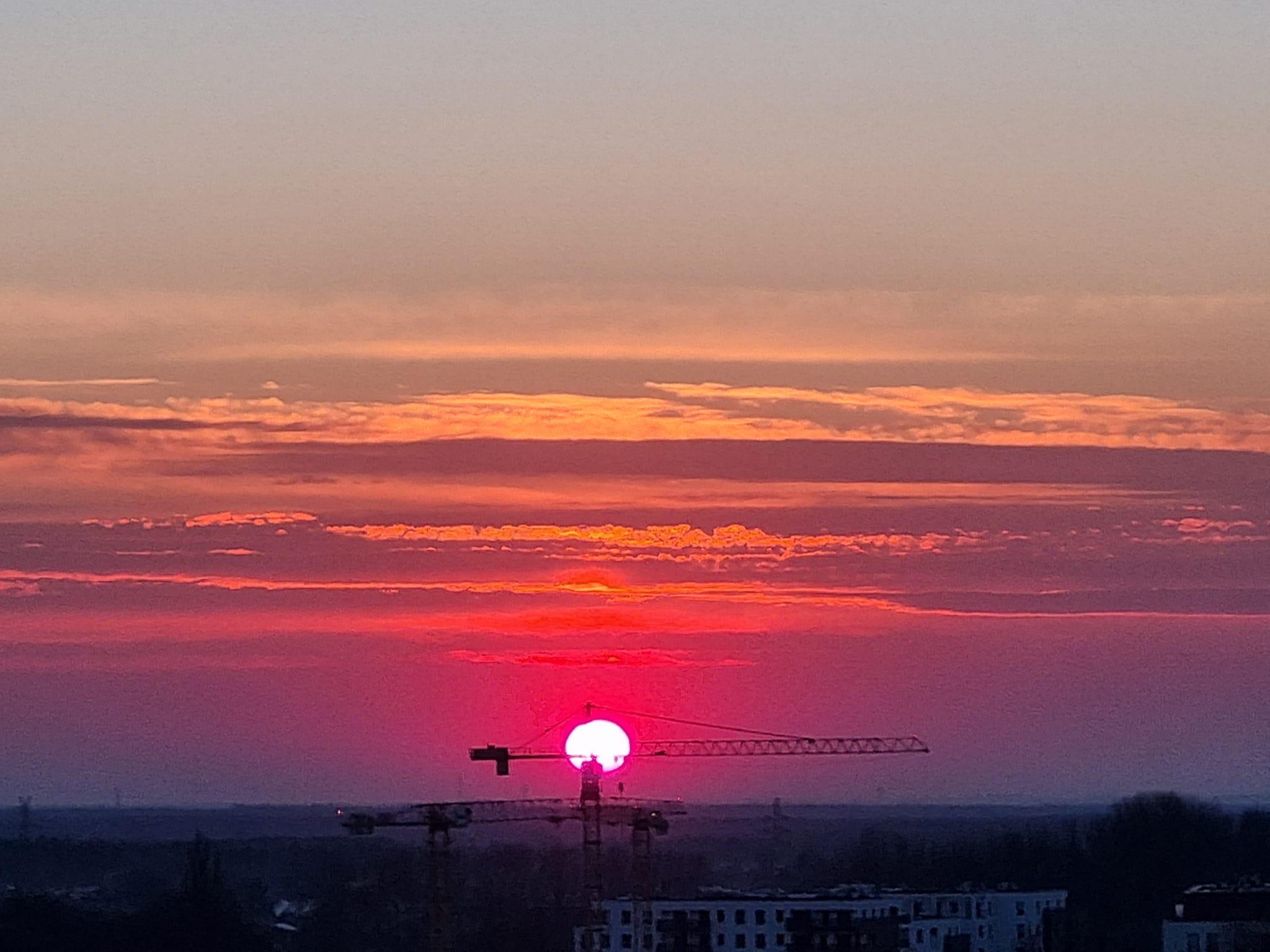Zachód słońca nad Śląskiem
