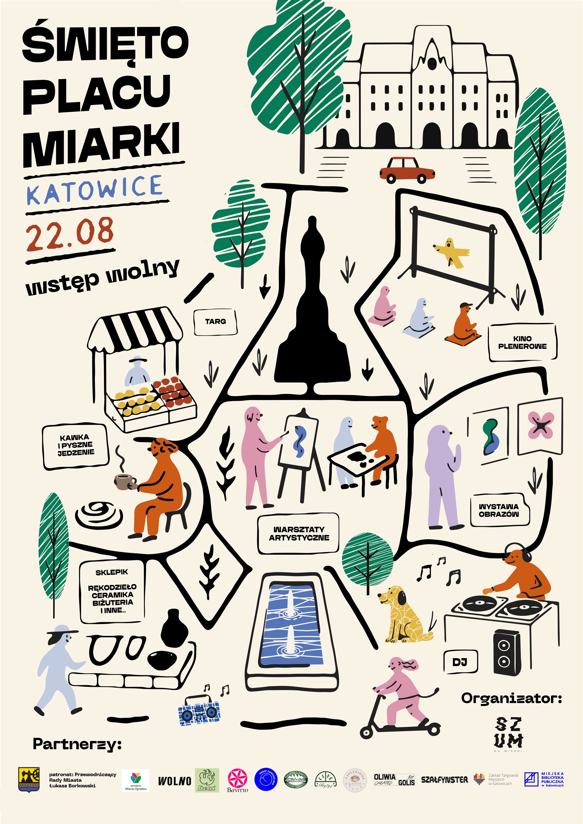 Święto Placu Miarki plakat