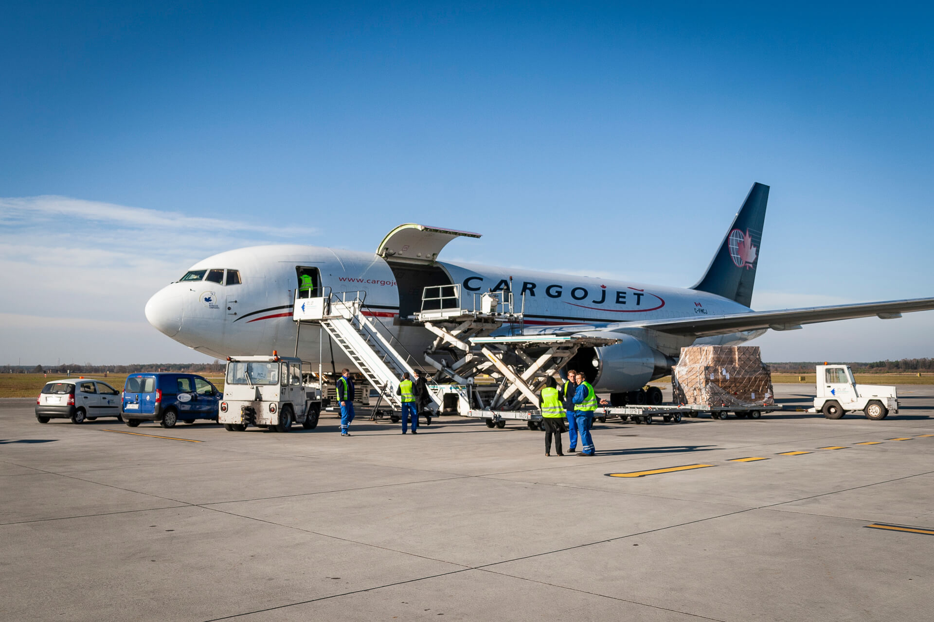 CargoJet latał z Pyrzowic do Ameryki Północnej