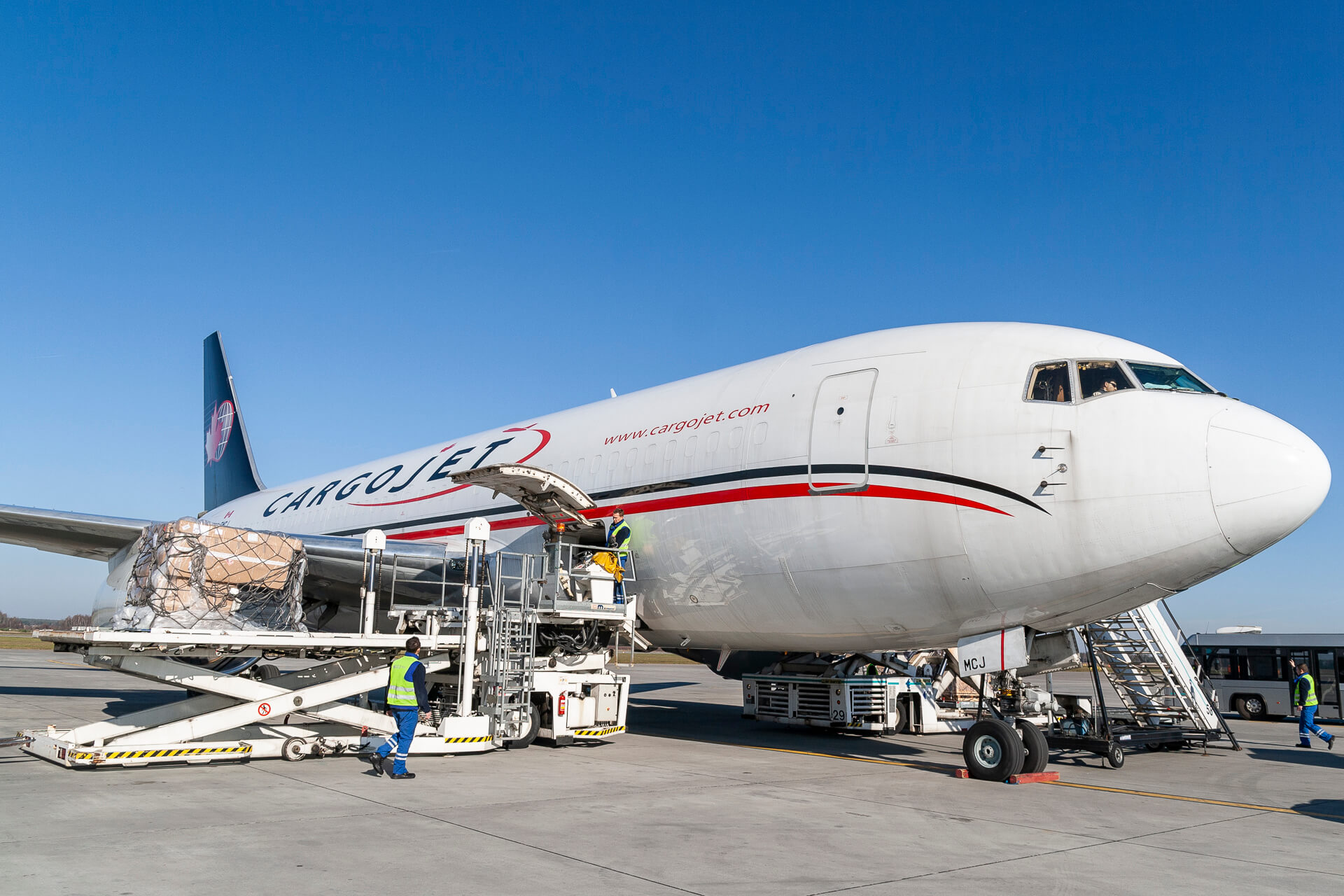 CargoJet latał z Pyrzowic do Ameryki Północnej