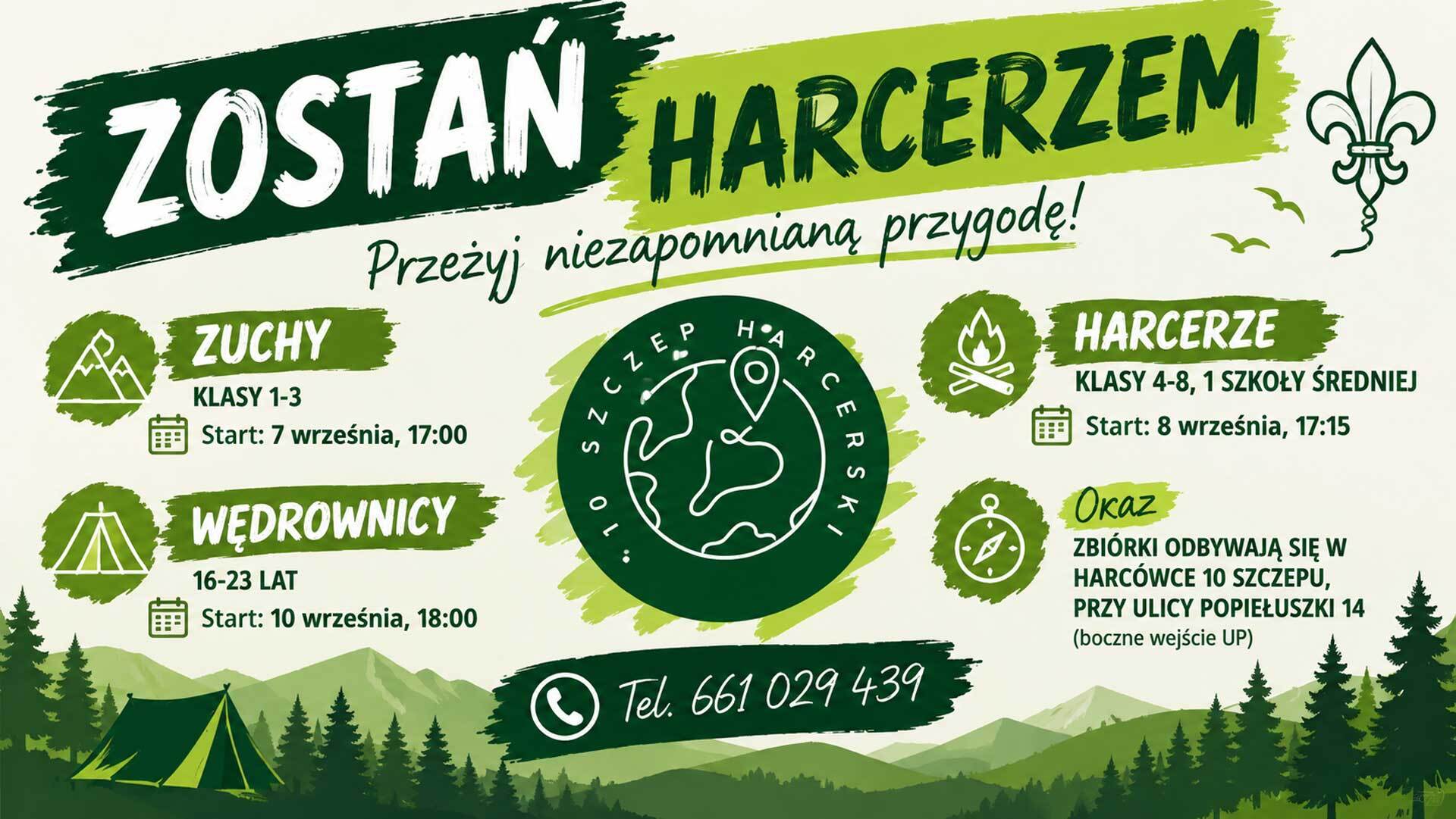 Zuchy, harcerze, wędrownicy - 10. Szczep Harcerski w Piekarach Śląskich rusza z naborem